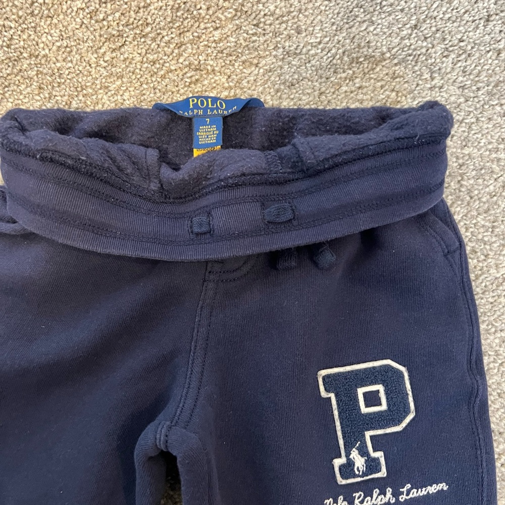 Polo by Ralph Lauren Kids Dark Blue Joggers - Picture 3 of 3